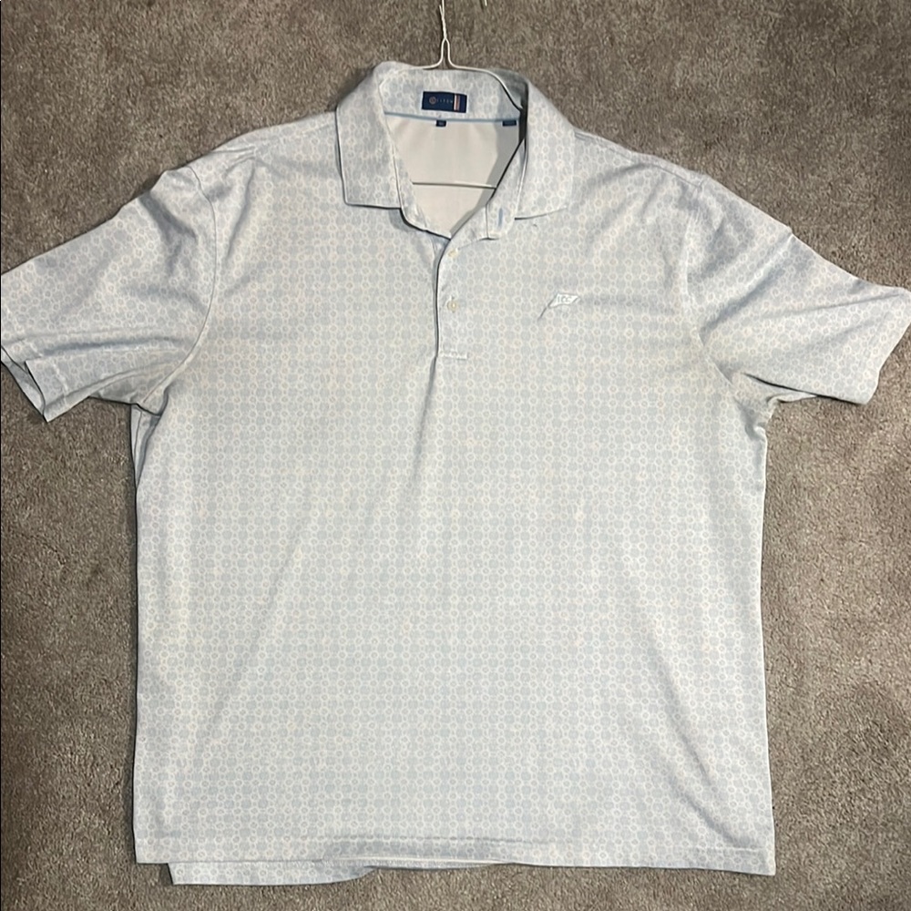 Men's Golf Light Blue Polo Shirt